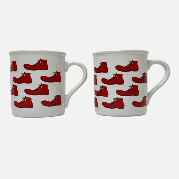 Papel Coffee Mugs Set 2 Ronald McDonald Big Red Clown Shoes Cups 8 Fl Oz USA - Picture 7 of 10